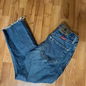 Wrangler Blue Straight Jeans Classic Denim